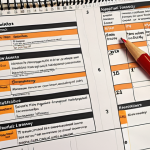 **

A well-organized study schedule for a real estate manager exam, showing a calendar with prioritized topics, study methods (textbooks, videos, mind maps), and regular tests. The atmosphere should be motivating and focused on strategic learning.

**